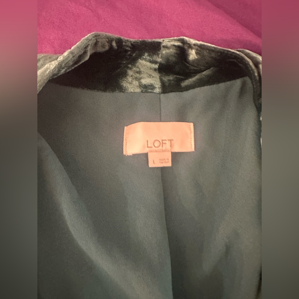 LOFT Velvet Blazer - Picture 3 of 3